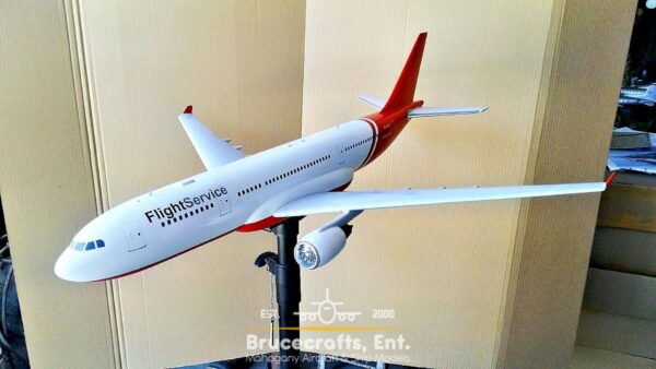 Model of Airbus A330-200 with detailed craftsmanship.